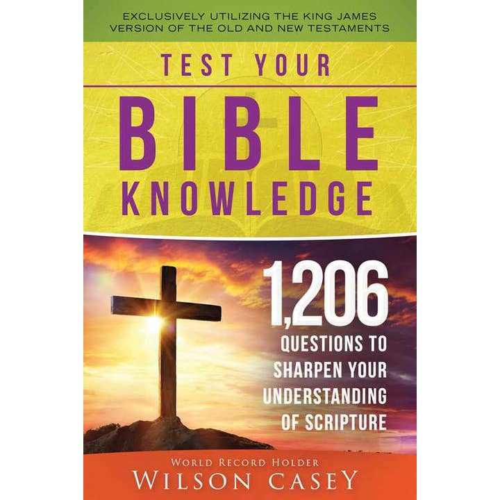 Test Your Bible Knowledge by Wilson Casey for wholesale by Simon & Schuster