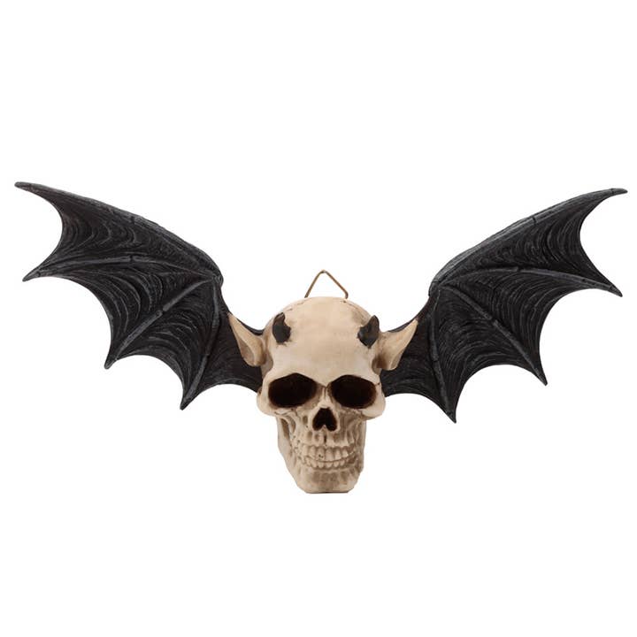 Puckator Ltd - Wholesale Ornament - Devil Bat Skull Wall Plaque