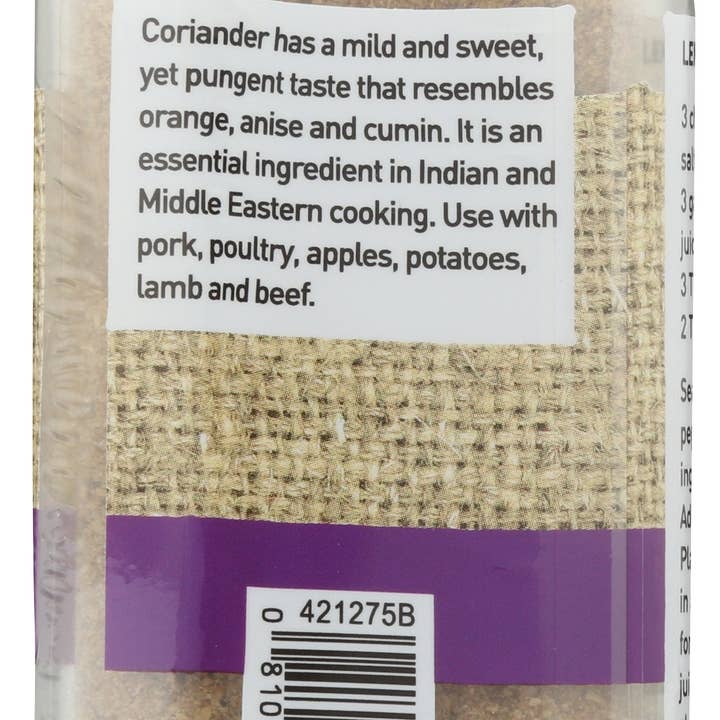 Everyday Supply Co - Wholesale Dried Spice - SPICE HUNTER CORIANDER GRND MOROCCAN - Case of 61