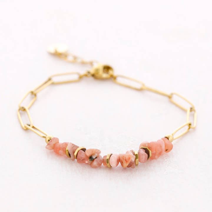 Sonata - Wholesale Snap Jewelry - Steel Stone Bracelet3