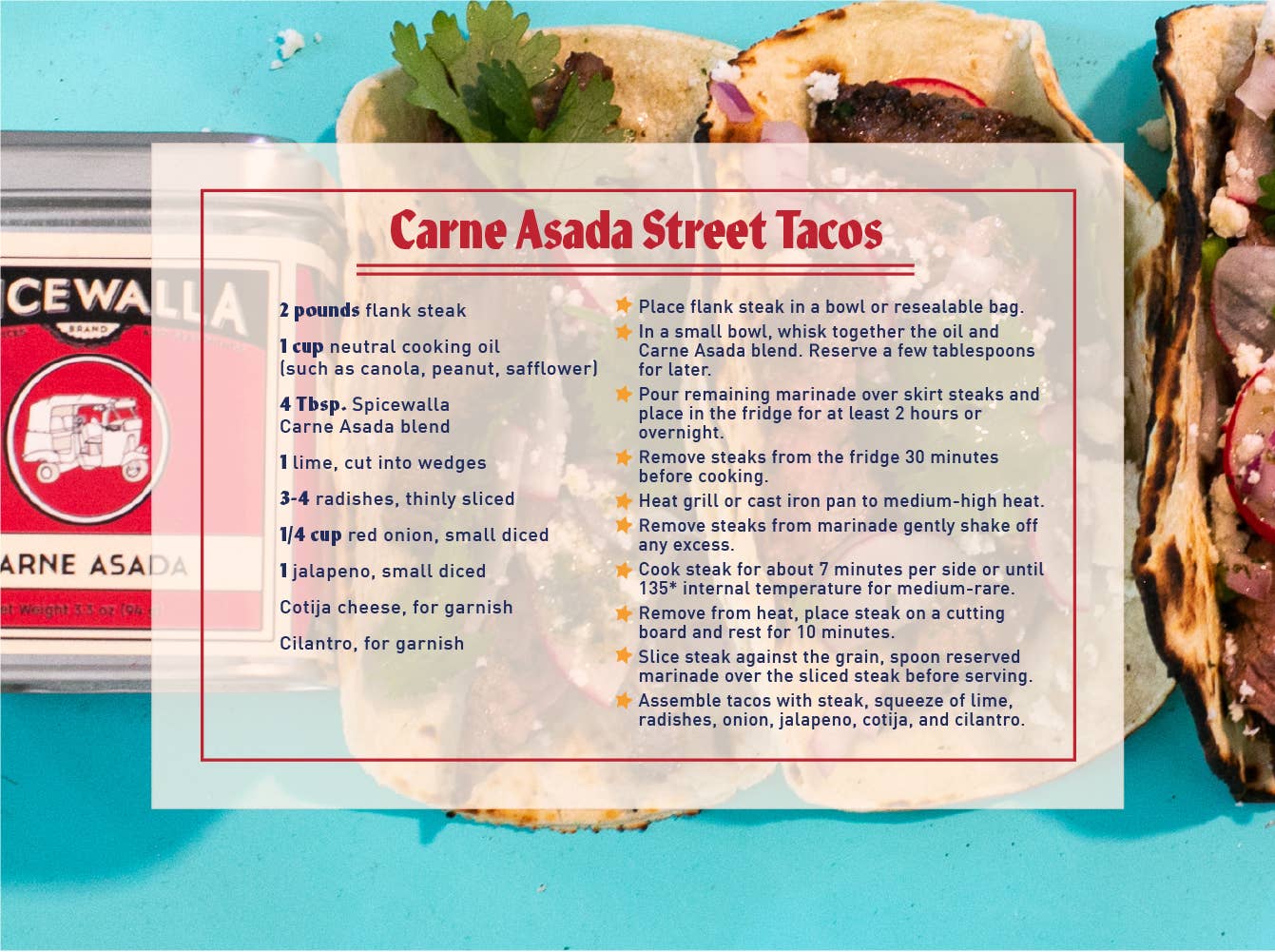 Spicewalla – Mistura de especiarias secas por atacado – Conjunto de presentes Street Taco Collection 3 unidades6