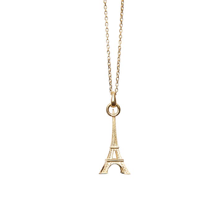 Eiffel Tower Charm Necklace for wholesale by Nomad Lane