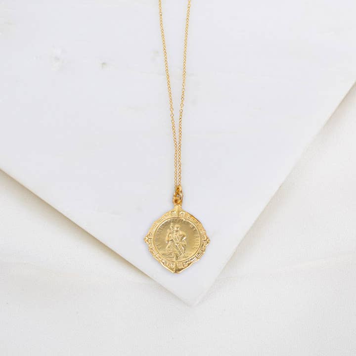 St. Christopher Necklace for wholesale by My Saint My Hero