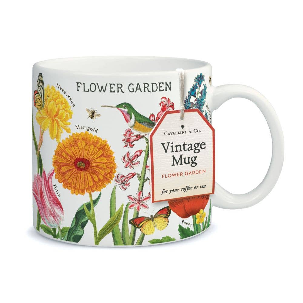 Bobangles - Wholesale Coffee mug - Cavallini Mug - Vintage Flower Garden0