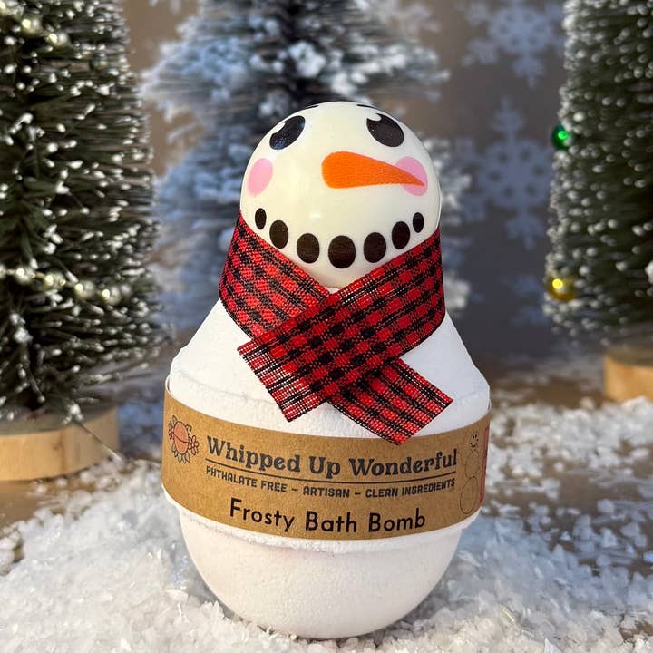 Frosty Bath Bomb for wholesale by Whipped Up Wonderful