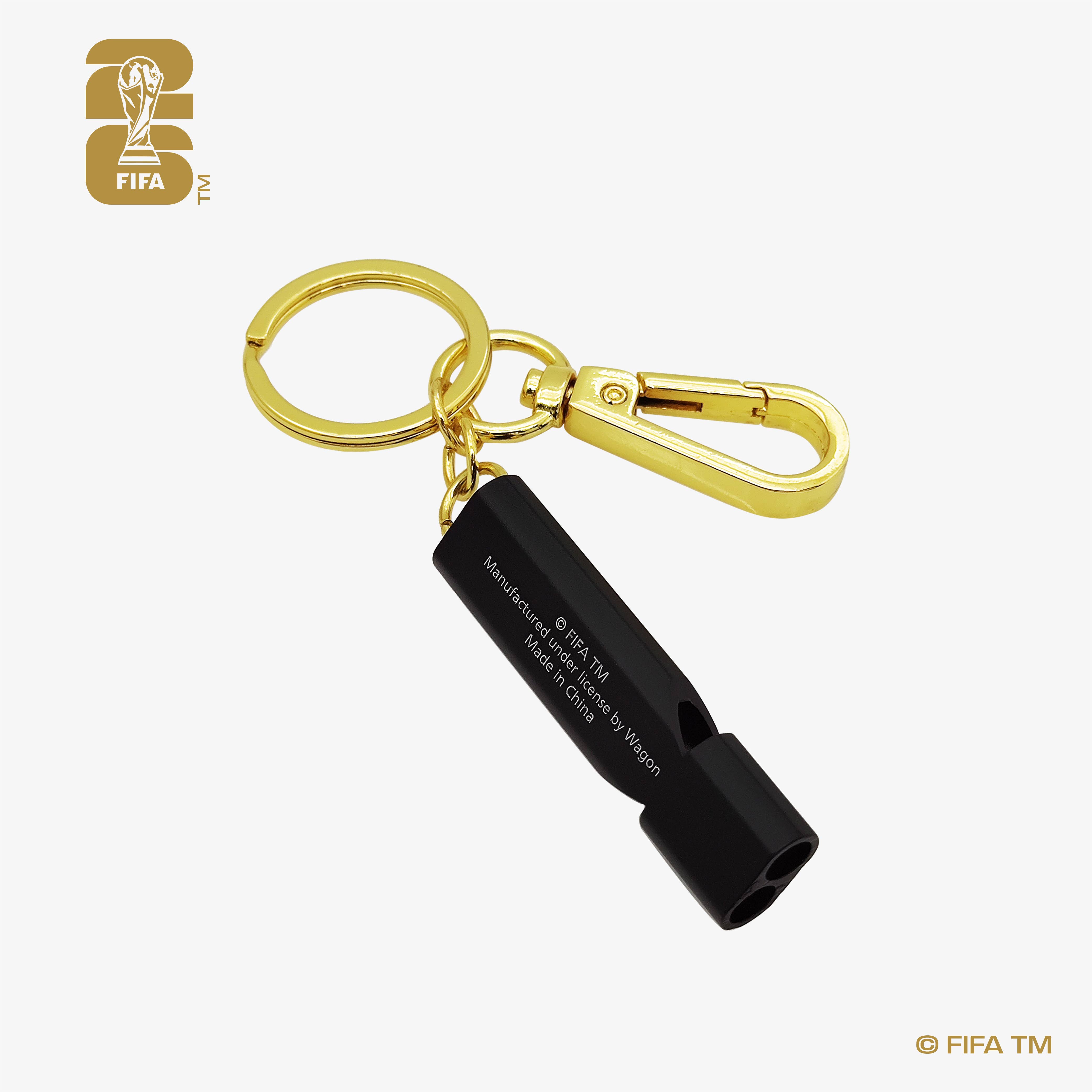 Wholesale 2026 FIFA World Cup 2.5D Trophy Whistle Keychain for