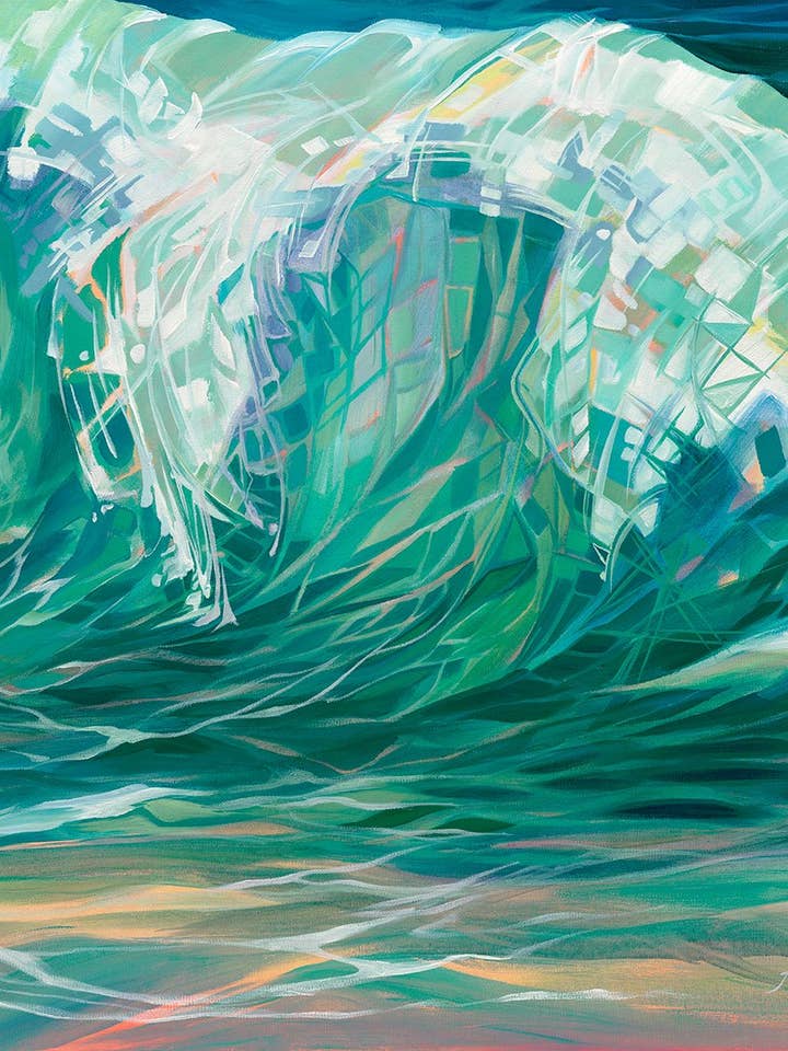 Reproduction giclée sur toile « Breaker » pour la vente par Mary Bea Art