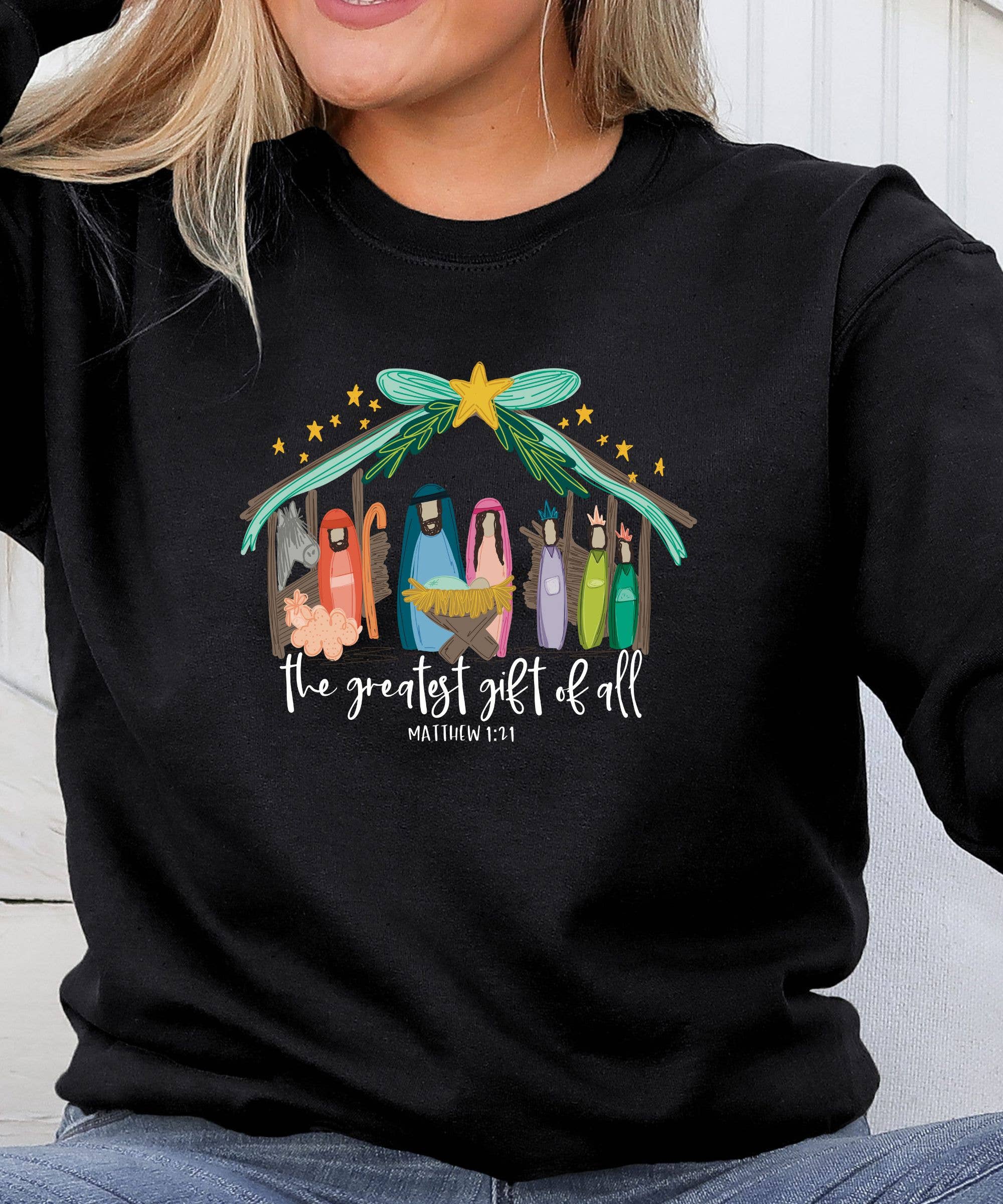 Midday USA - Wholesale Graphic Sweatshirt - Women's - Greatest Gift Of All Sweatshirt0