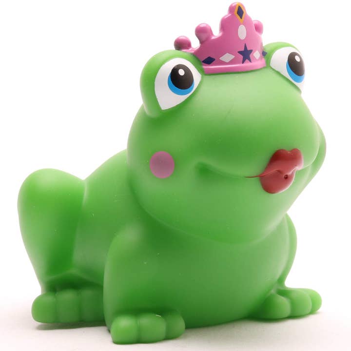 Duckshop - Wholesale Bath Toy - Baby - Frog queen with pink crown - bath toy