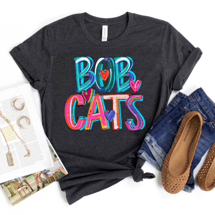 Flawless Transfers - Wholesale Sublimation Transfer - Bobcats Cheery Words DTF Transfer