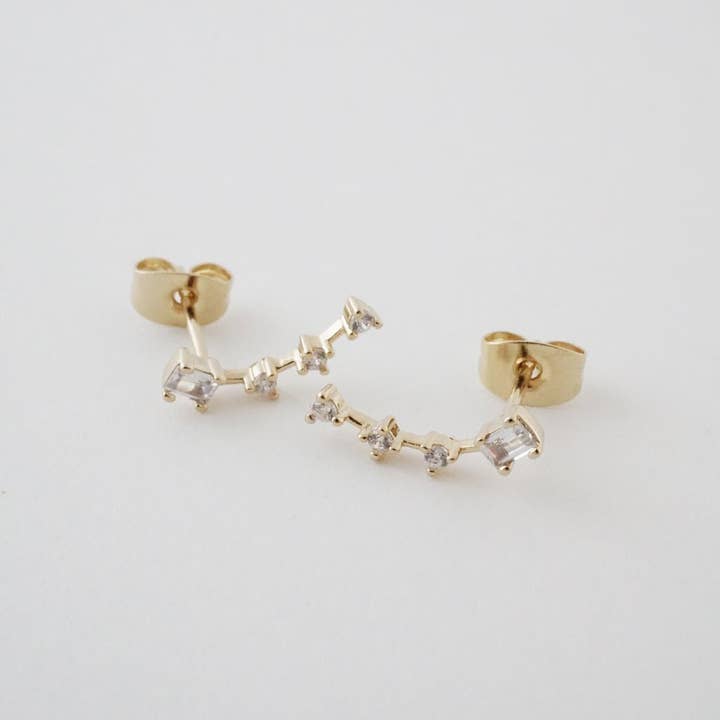 Honeycat Jewelry - Wholesale Stud/Post Earrings - Little Dipper Crawler Studs3