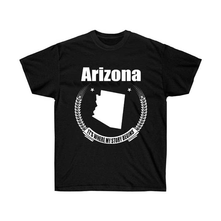 T-shirt Arizona C'est là que mon histoire commence pour la vente par Luluizy Designs Co.