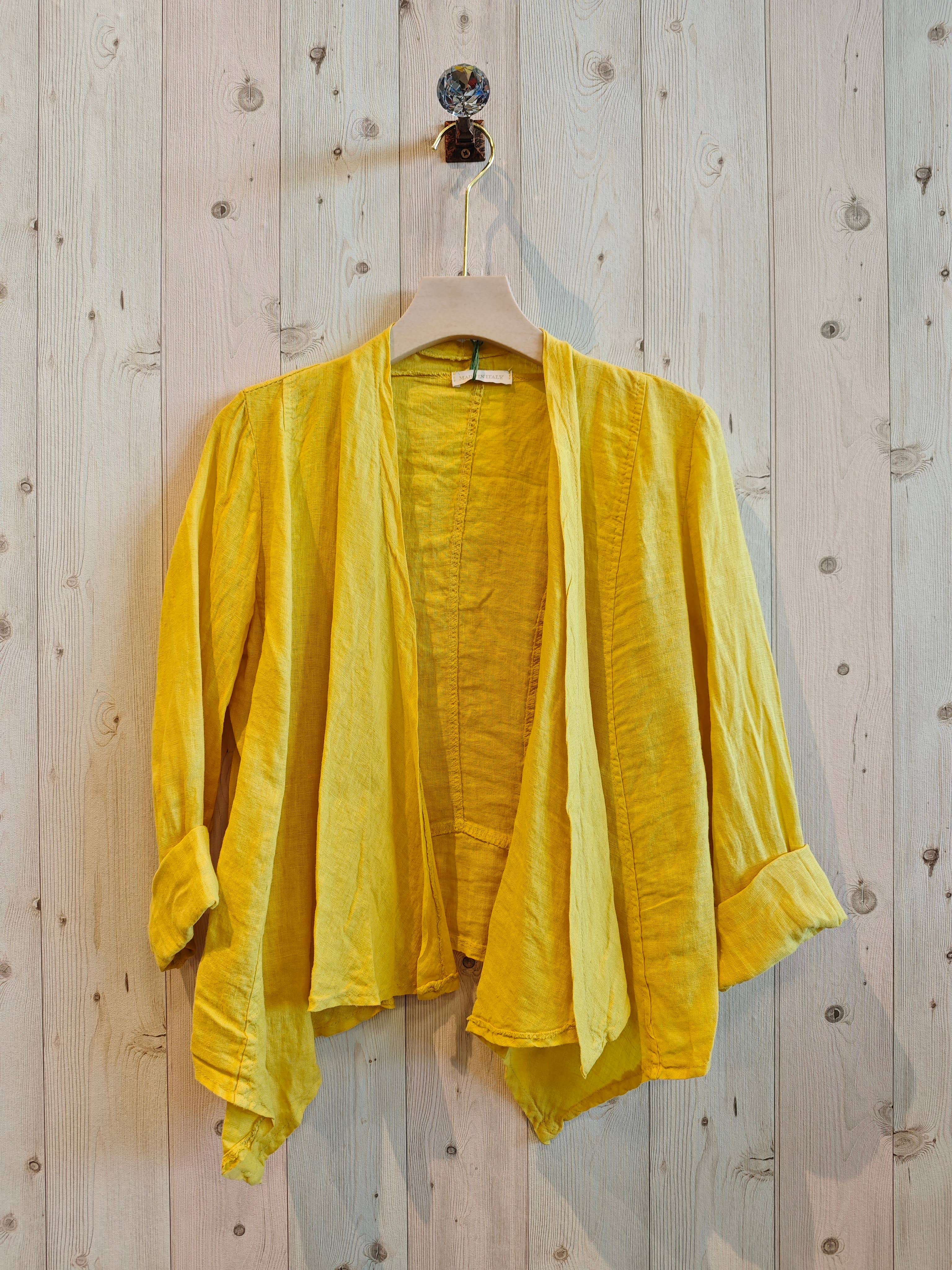 Linen & More - Wholesale Jacket - Women's - REF 192 SHORT CARDIGAN 100% LINEN4