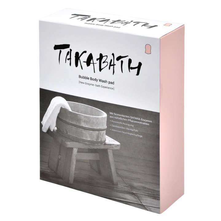Boîte de tampons nettoyants pour le corps à bulles TAKABATH - Nettoyage et peeling pour la vente par Takabath