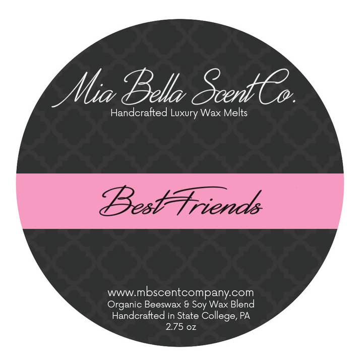 La cire fondue Best Friends pour la vente par Mia Bella Scent Company