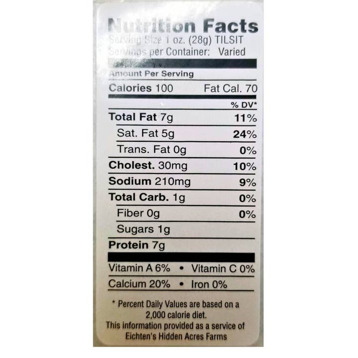 Eichtens Cheese - Wholesale Cheese - Tilsit Cheese Full Wheel2