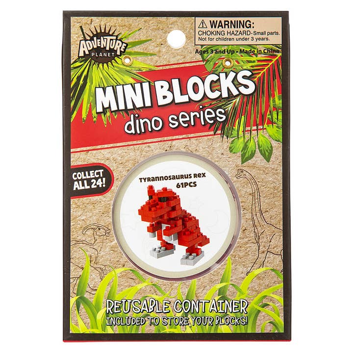 La Luna Bella - Toys - Wholesale Blocks - Kids Baby - MINI BLOCKS T-REX LLB Blocks -kids Baby1