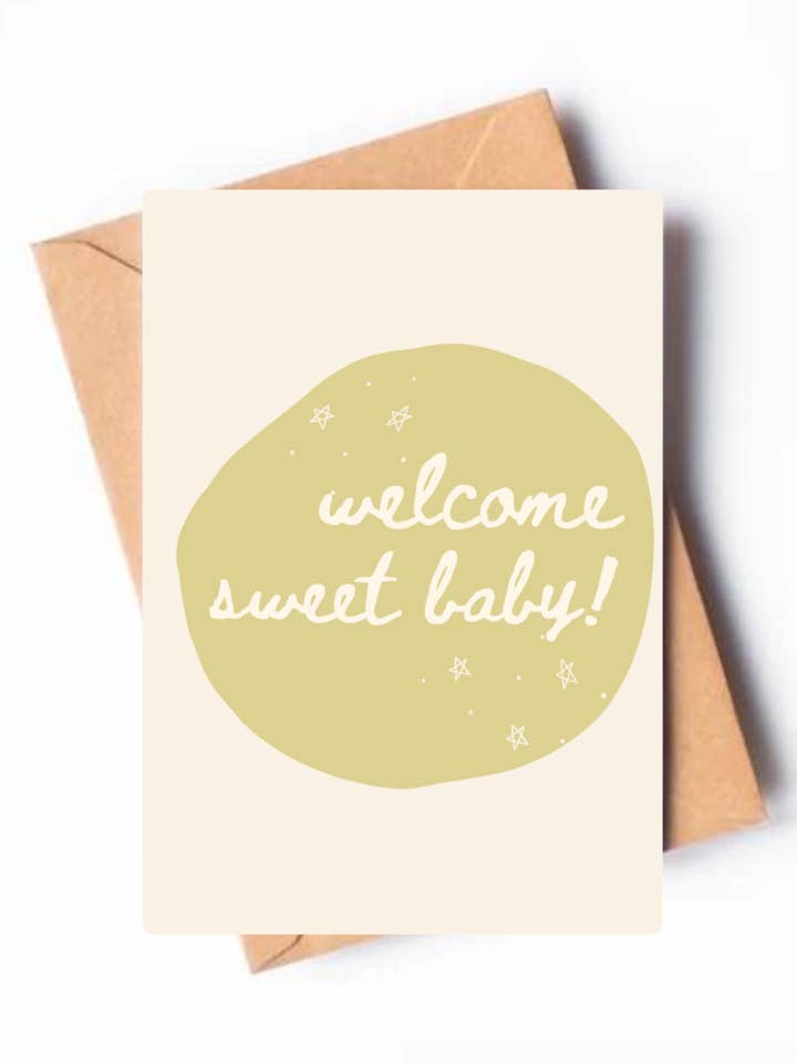 greeting card - sweet baby for wholesale by sea of roses