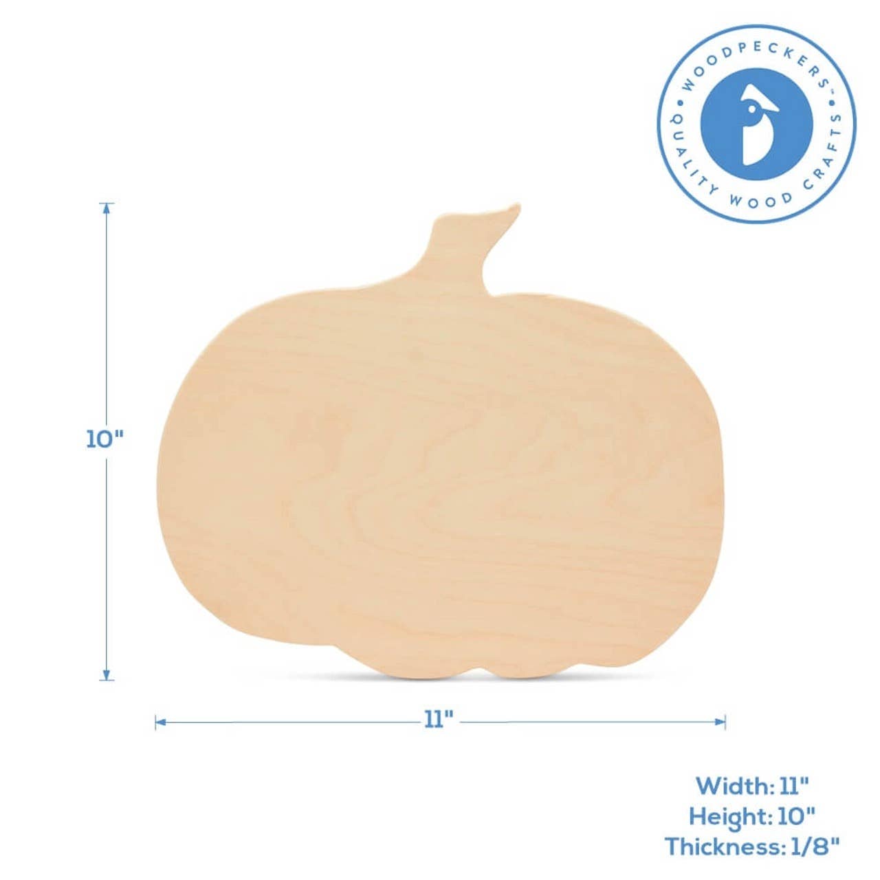 Woodpeckers Crafts - Wholesale Cutouts - Wood Pumpkin Cutout3