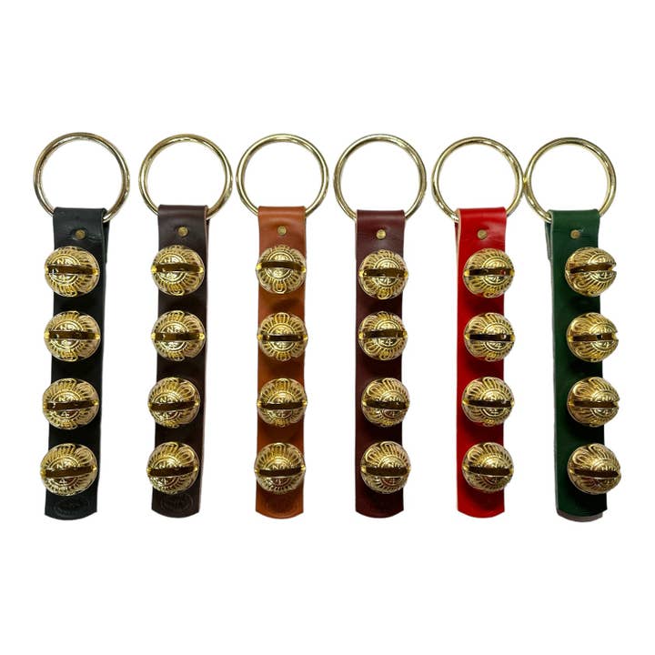 New England Bells - Wholesale Bell - Traditional Strap Bells - #4 Size Bells - 4 Bells on Strap11