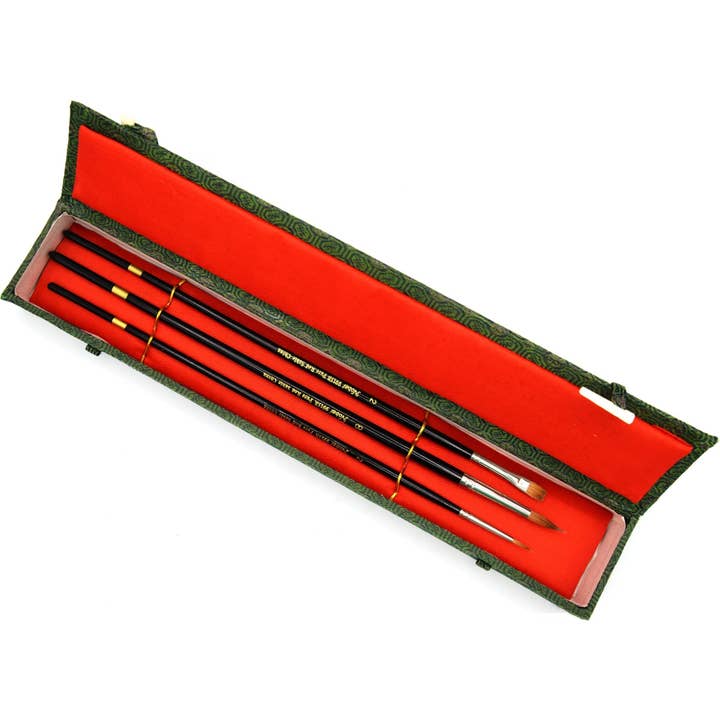 Nobel Arts - Wholesale Paint/Wax Brush - Amber Glow - Pure Sable Hair Brush2