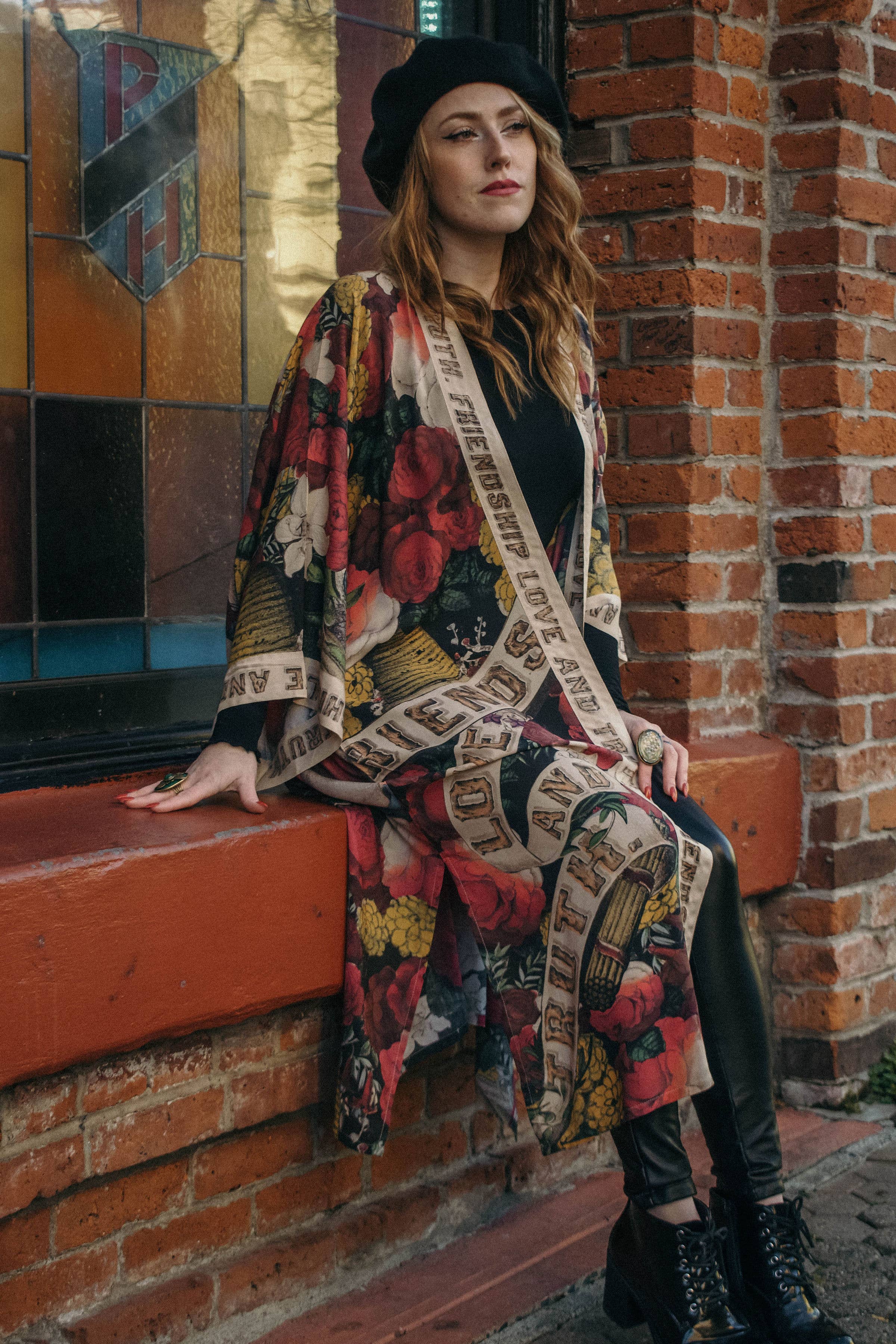 Market of Stars (USA) - Wholesale Kimono - Women's - Friendship Love & Truth Opera Duster Kimono Robe3