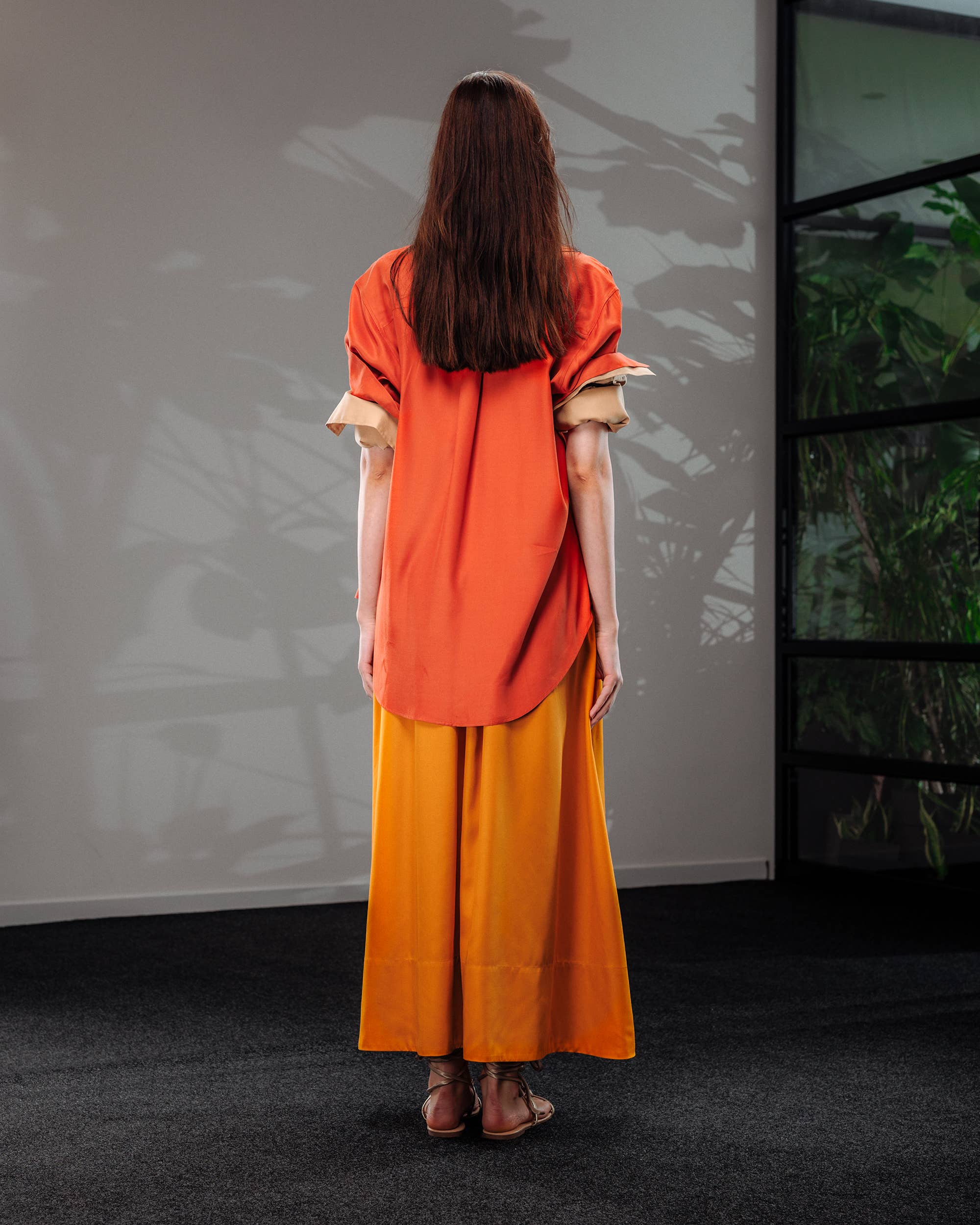 A  LINE - Vendita all'ingrosso Gonna - Donna - Gonna midi con pieghe e tasca kangaroo2