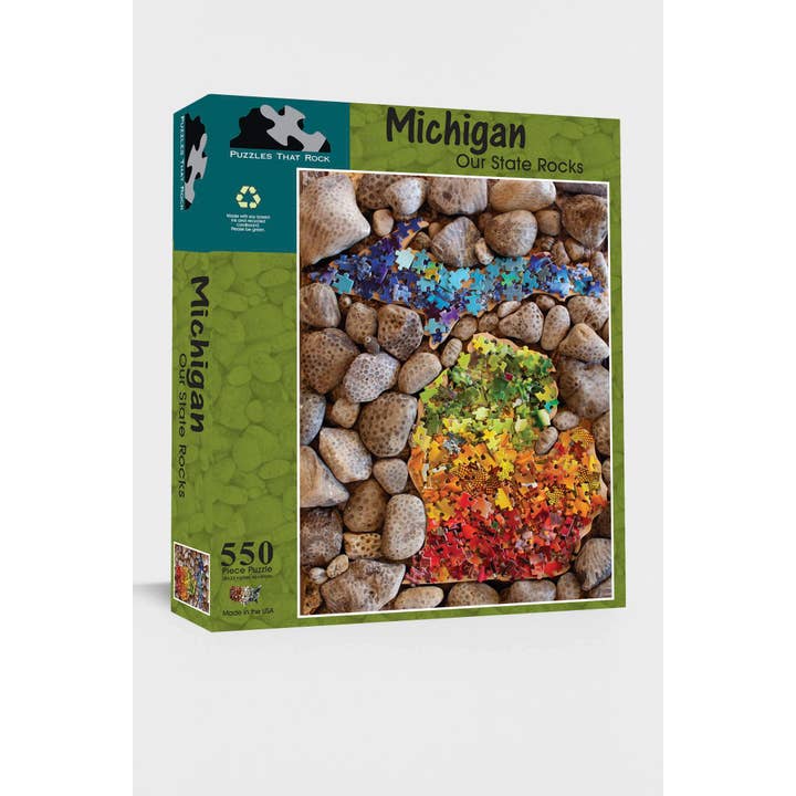 Michigan: Onze Staat Rockt 550-delige Puzzel voor wholesale door Puzzles That Rock