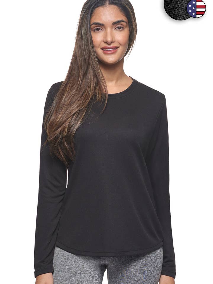 T-shirt technique à manches longues AJ301D Oxymesh™ pour la vente par Expert Brand