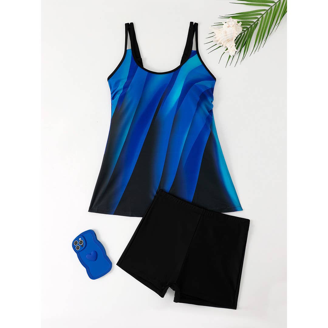 UNISHE - Wholesale Zwempak - Dames - Hooggetailleerde aparte bikinibroekjes tankini badpak ZK29198