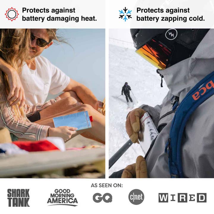 PHOOZY - Wholesale Phone Case - Unisex - Apollo Series Thermal Phone Case - Extends Battery Life 3X4