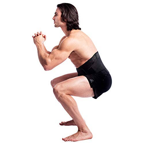 Copper Joe – Engroshandel Kropsstøtte – Kobber Joe Ultimate Copper Infused Back Brace - Relief fra rygsmerter, Herniated Disc, Iskias, Skoliose og meget mere! Åndbar talje lændehvirvelbøjle med slankt design og ekstra støttestænger. For mænd og kvinder5