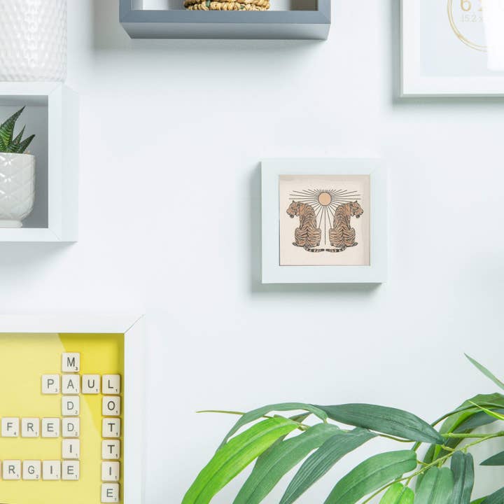 Rinkit Ltd - Wholesale Picture Frame - Nicola Spring Box Photo Frame - 4x4 - White1