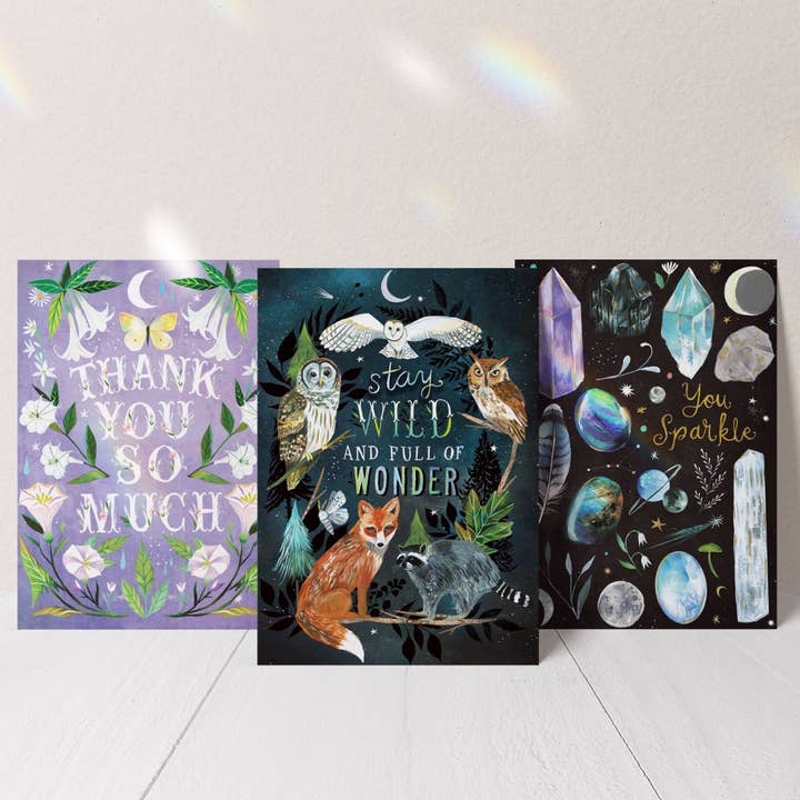 Biely & Shoaf - Wholesale Retailer Display - Paper & Novelty - Katie Daisy 48-Pocket Greeting Card Display9