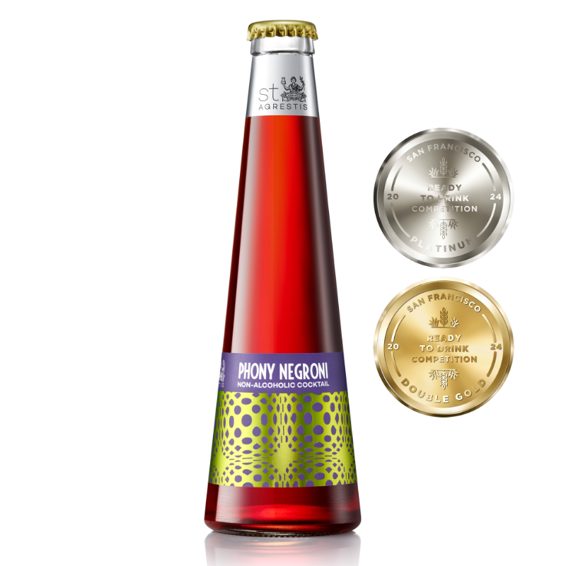 St. Agrestis - Wholesale Non-Alcoholic Aperitif/Mocktail - St. Agrestis Non-Alcoholic Phony Negroni® & Espresso Negroni3