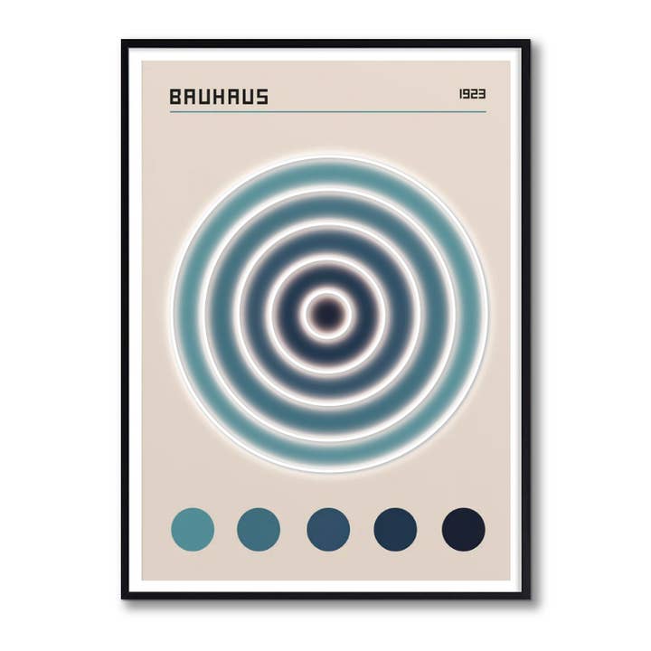 Bauhaus neon_08 batteriebetriebenes Bild für den Großhandel von Woooow Arte