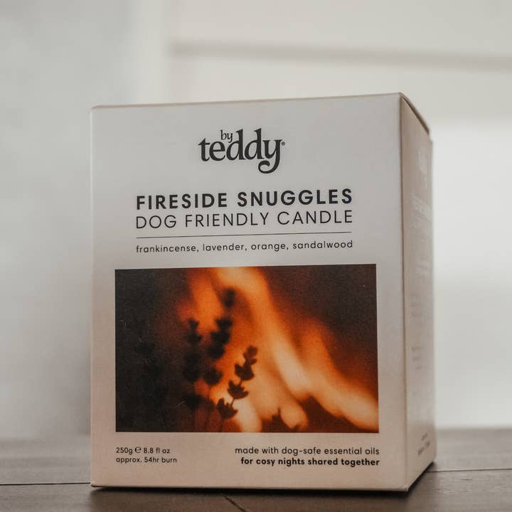 By Teddy - Wholesale Pet Deodorizing Spray - Fireside Snuggles | Dog Friendly Candle5