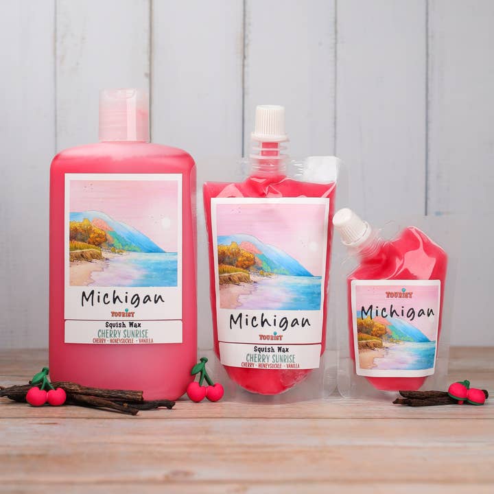 MICHIGAN – Squeezable Squish Wax Melt | The Scenic Route Collection for wholesale by Tourist Products