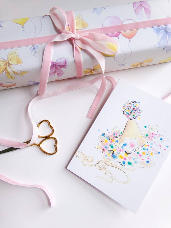 Party hat card for wholesale by La la lu