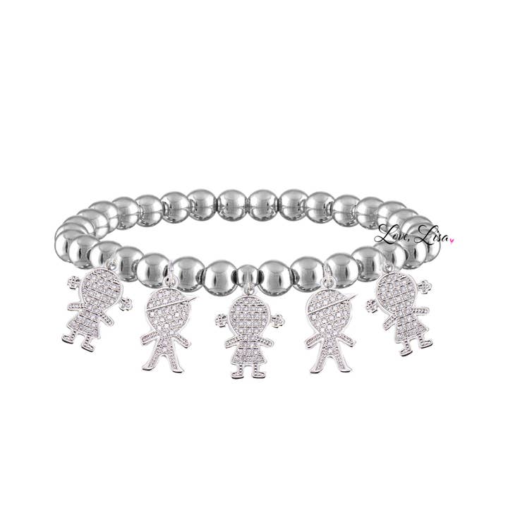 Love, Lisa - Wholesale Bedelarmbandje - Mommy armband met bedeltjes voor kinderen4