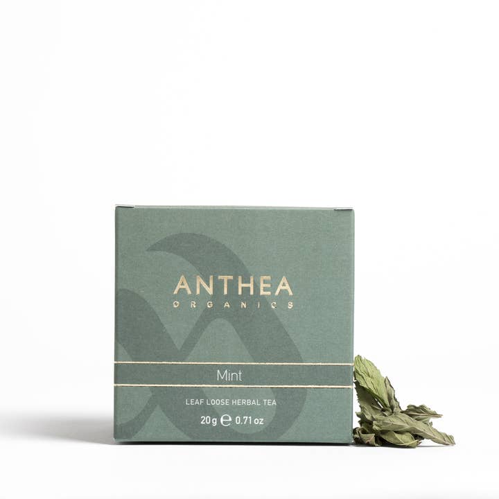 Organic Mint Loose Leaf Tea for wholesale by Anthea Organics