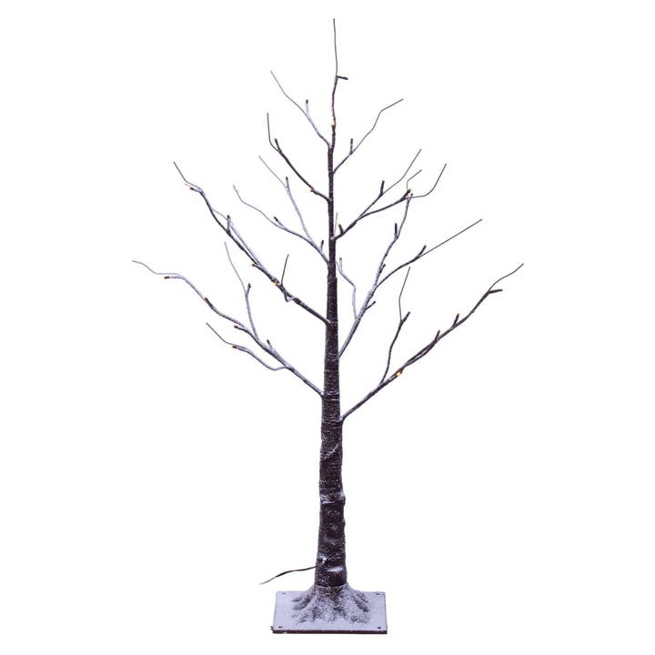 Vickerman 3' Brown Frosted Twig Tree LED 36WW for wholesale by Vickerman