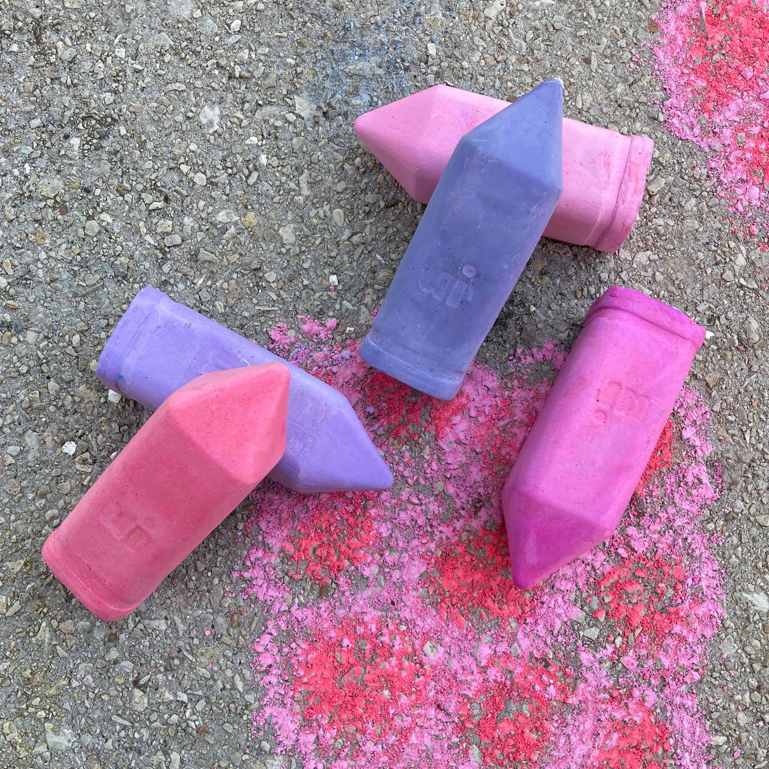 Urban Infant - Wholesale Chalk - Kids Chunky Sidewalk Chalk -  Non-Toxic - Berryland3