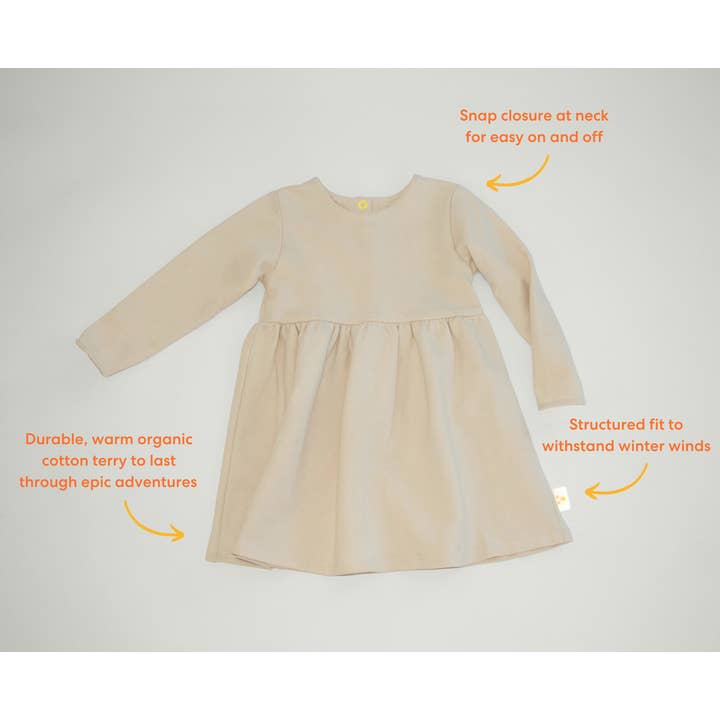 Mäus Essentials - Wholesale Dress - Kids - Organic Cotton Dress - Terry2