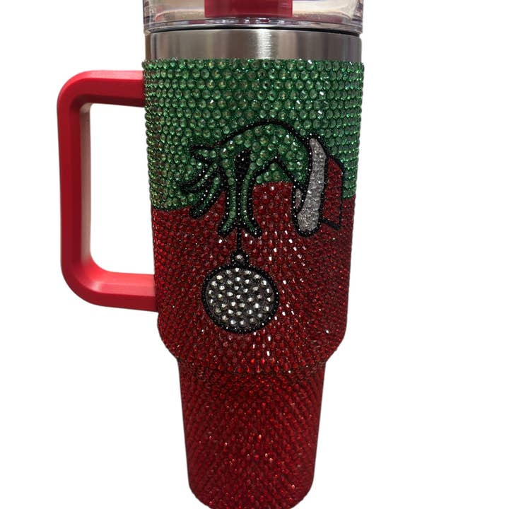 Tres Jolie Boutique - Vendita all'ingrosso Bicchiere/tazza termica - Coppa Greenman con Strass Rossi1