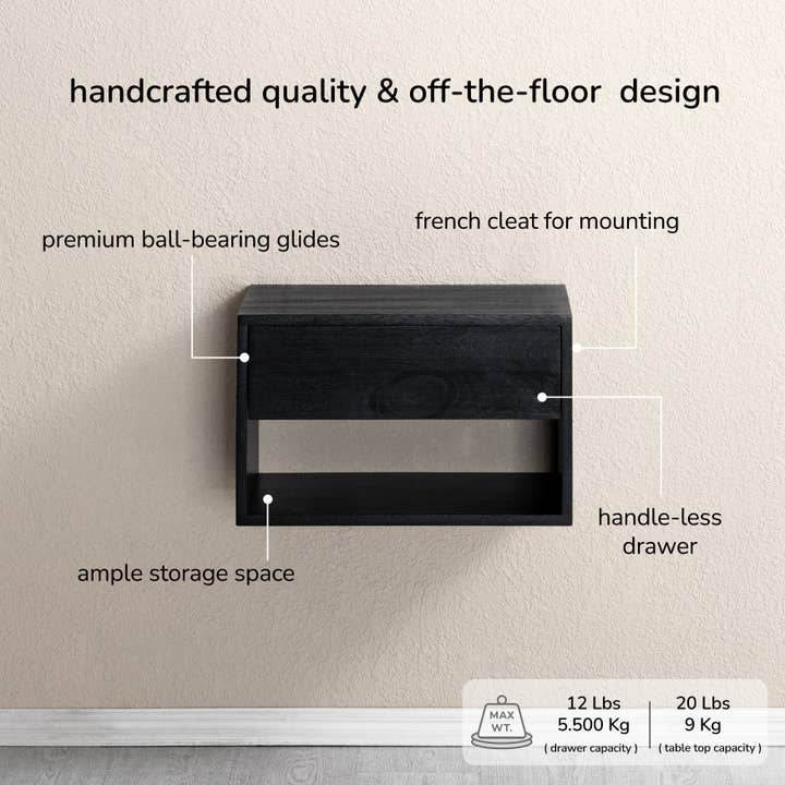 MH London - Wholesale Bedroom Furniture - Idris Solid Wood Bed Side Table & Nightstand3