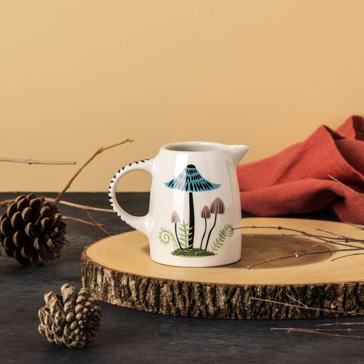 Handmade Ceramic Toadstool Small Jug for wholesale by Hannah Turner Ltd