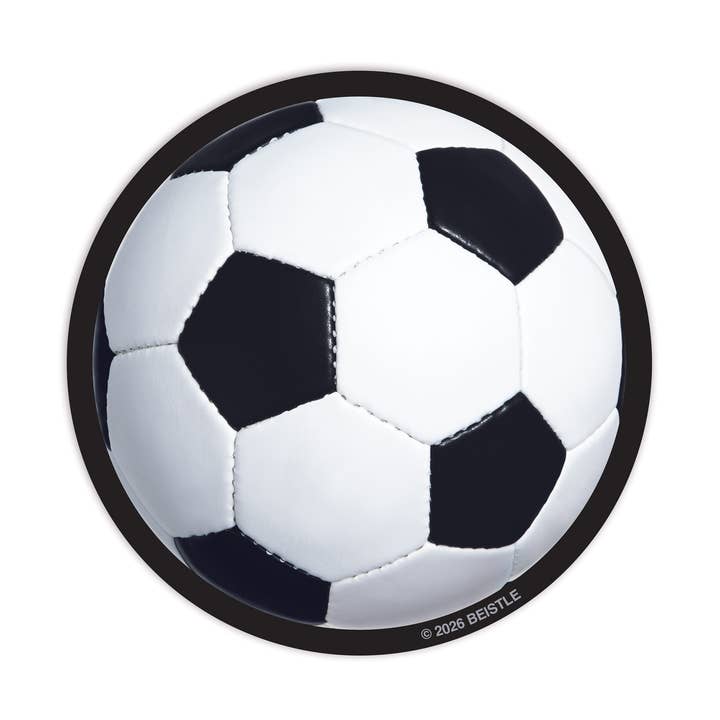 Soccer Ball Coasters, 3¼", 8 Coasters/Package for wholesale by Beistle
