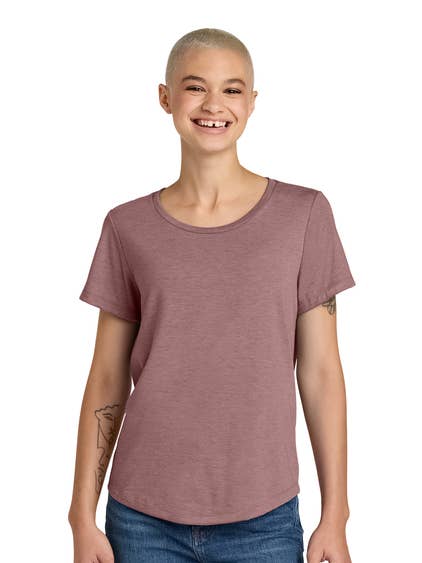Allmade® Women’s Relaxed Tri-Blend Scoop Neck Tee for wholesale by Print The Dream