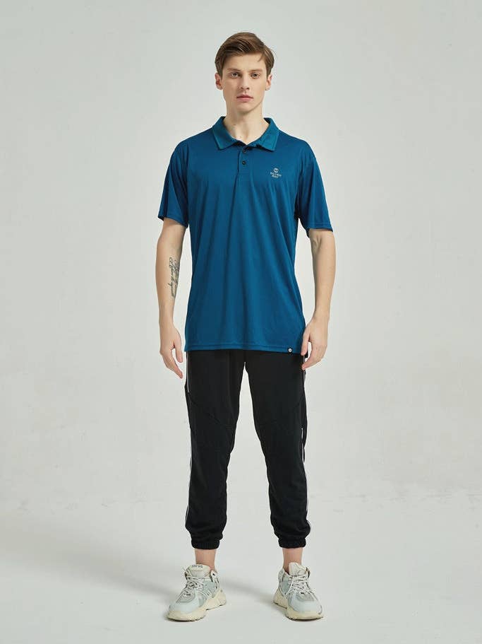 Herre Dry Fit Polo T-Shirt Påfugl for engroshandel hos Neyo
